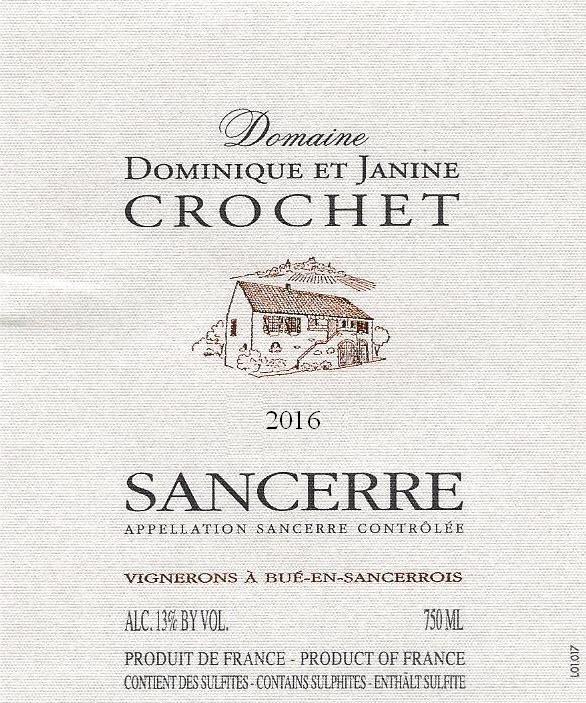 Domaine Dominique et Janine Crochet Sancerre Rouge 2021