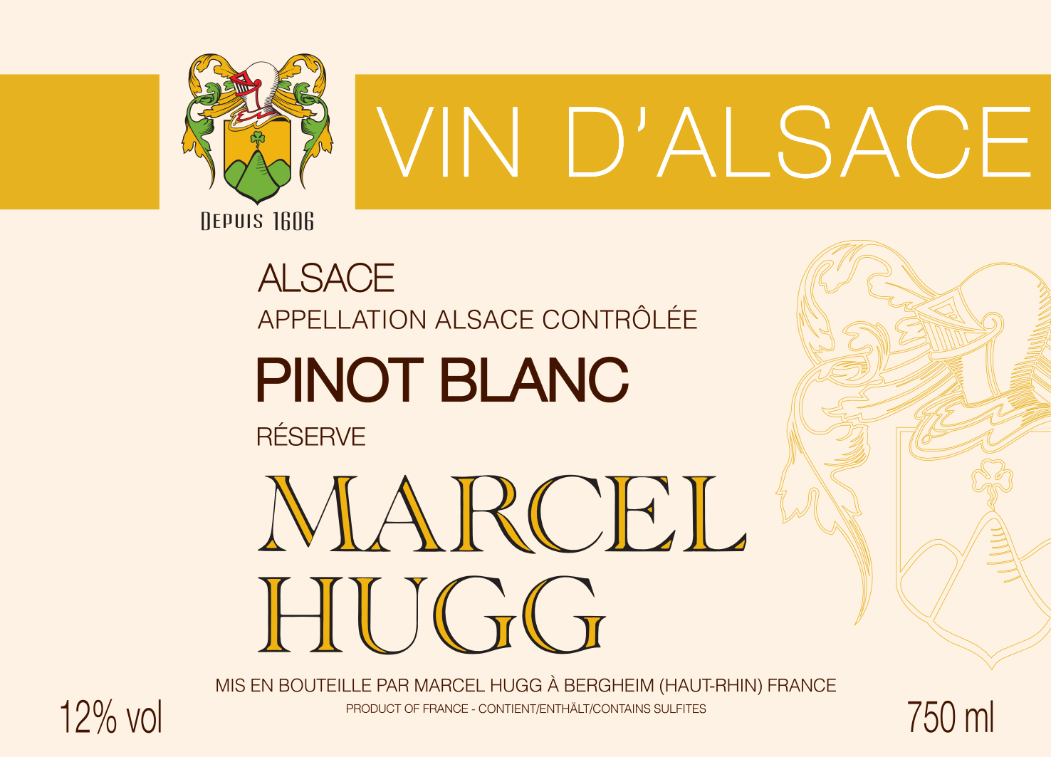 Marcel Hugg Pinot Blanc Reserve 2021