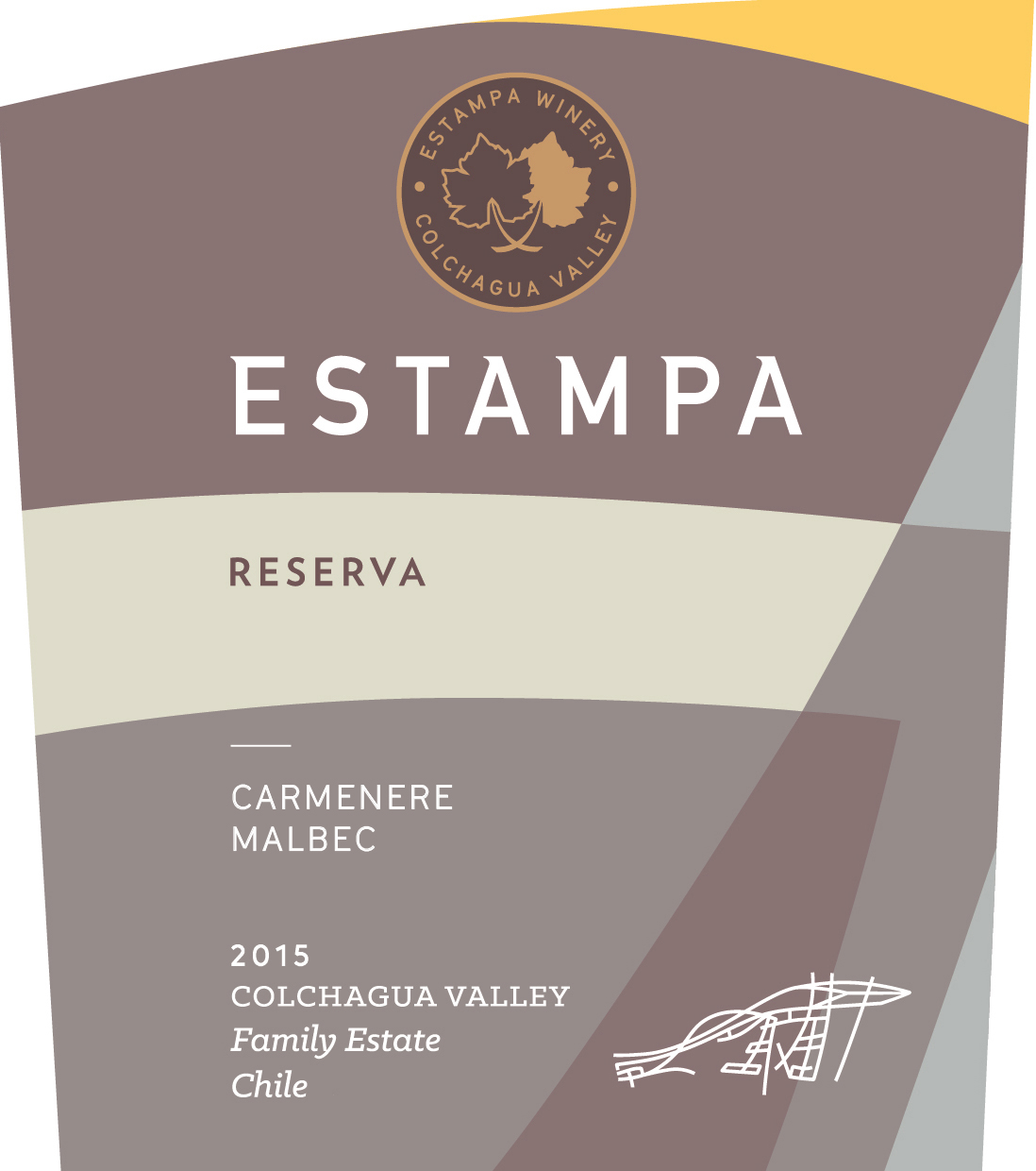 Estampa Reserve Carmenere-Malbec 2020