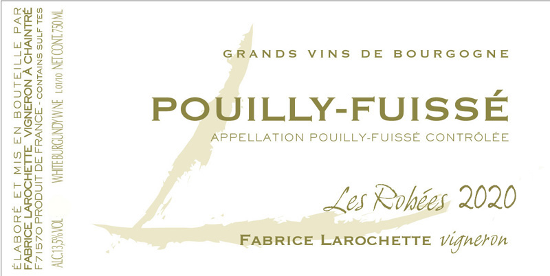 Fabrice Larochette Pouilly Fuisse 2021