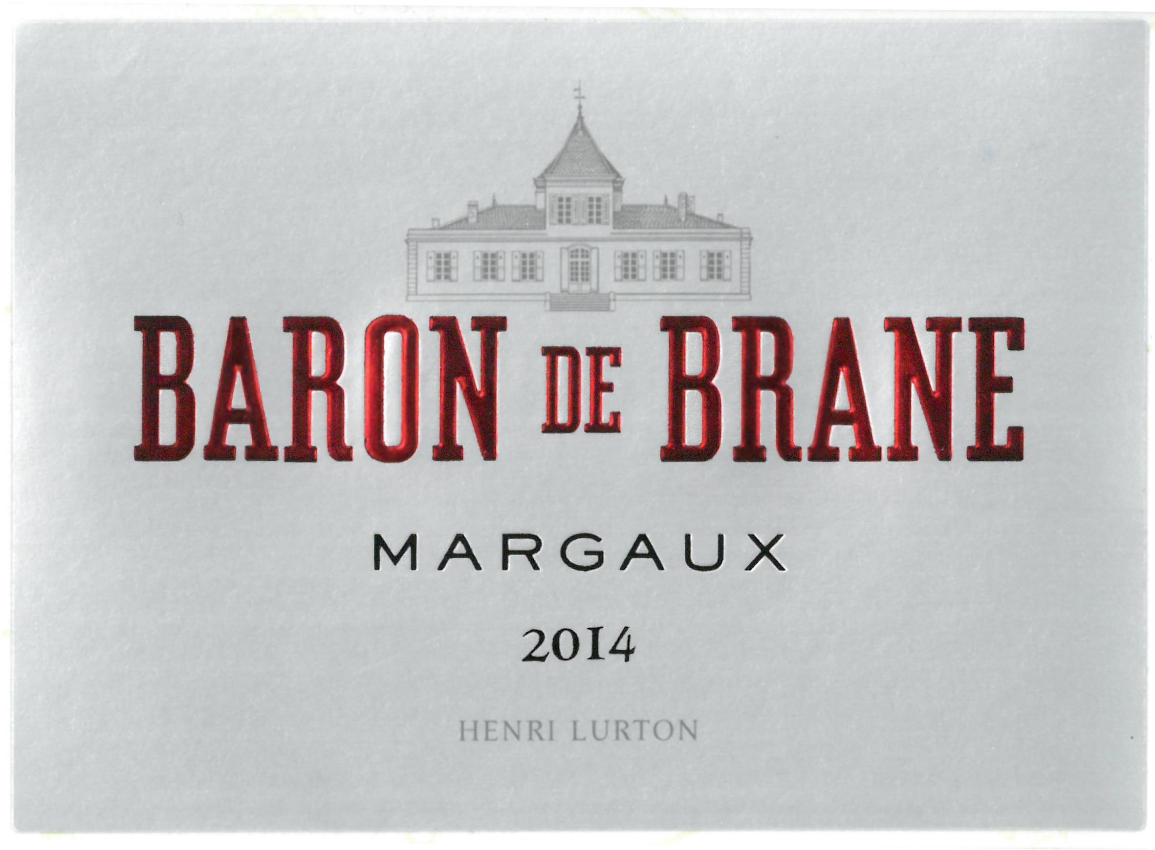 Baron de Brane Margaux 2014